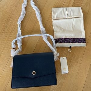 NWT Tory Burch Authentic Robinson Convertible Shoulder Bag